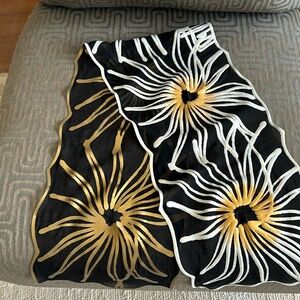 Hand painted long scarf